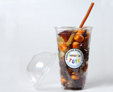 Cola-Frucht -Gummi Becher