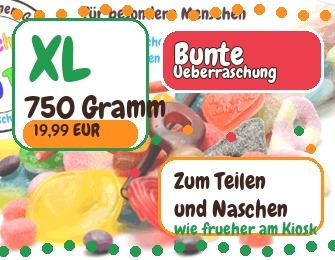 Gemischte Überraschungstüte XL 750g