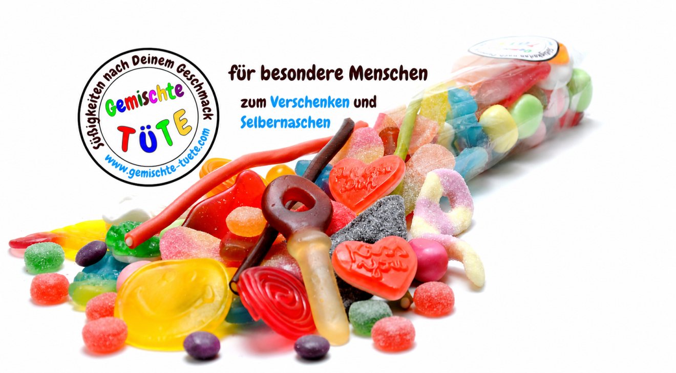 Süßigkeiten-Gutschein für eine selbst gemischte Gemischte Tüte