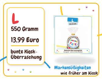 Gemischte Überraschungstüte L 550g
