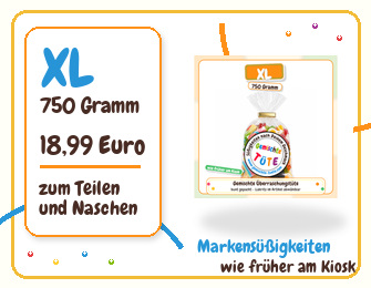 Gemischte Überraschungstüte XL 750g